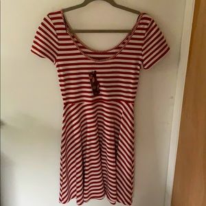 Soprano  orange skater dress